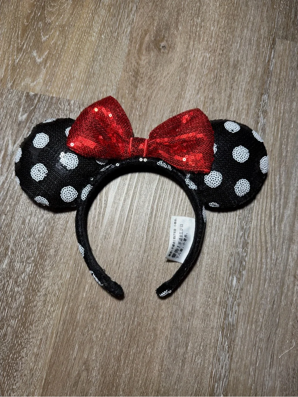 Disney Parks Sequined Polka Dots Minnie Ears